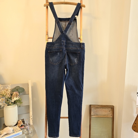 🌷Wax Jean 90s Retro Skinny Overalls - Picture 3 of 11